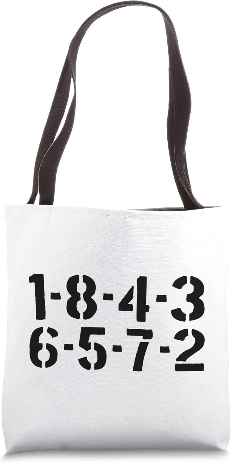 1-8-4-3-6-5-7-2 Firing Order Big Block Race Car Guy Garage Tote Bag