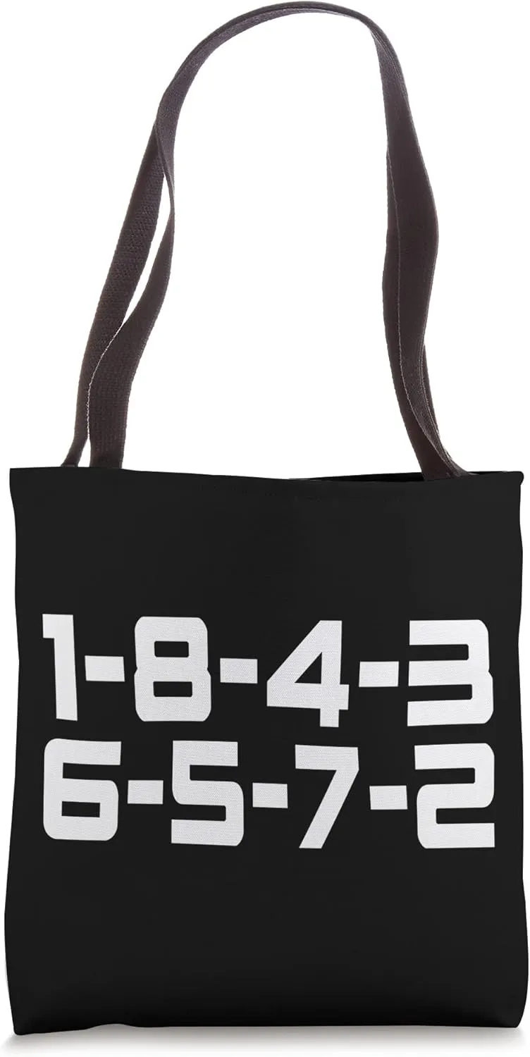 1-8-4-3-6-5-7-2 Firing Order Funny Race Car Mechanic Driver Tote Bag