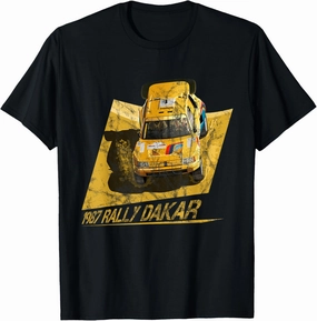 1987 Rally Dakar Classic Rally Car Design 80s T-Shirt