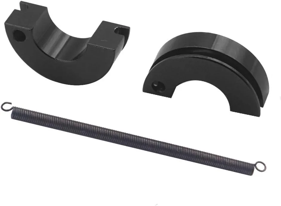 2Pack Vgoohobby Metal Engine Clutch Shoe Spring Upgrade Part Compatible with HSP Redcat Racing Himoto Traxxas 1/10 RC Nitro Racing Car Truck (Black)
