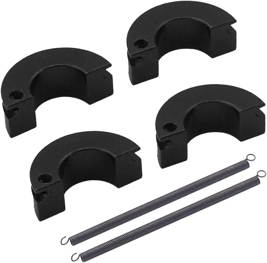 2Pack Vgoohobby Metal Engine Clutch Shoe Spring Upgrade Part Compatible with HSP Redcat Racing Himoto Traxxas 1/10 RC Nitro Racing Car Truck (Black)