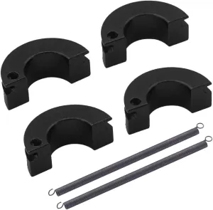 2Pack Vgoohobby Metal Engine Clutch Shoe Spring Upgrade Part Compatible with HSP Redcat Racing Himoto Traxxas 1/10 RC Nitro Racing Car Truck (Black)
