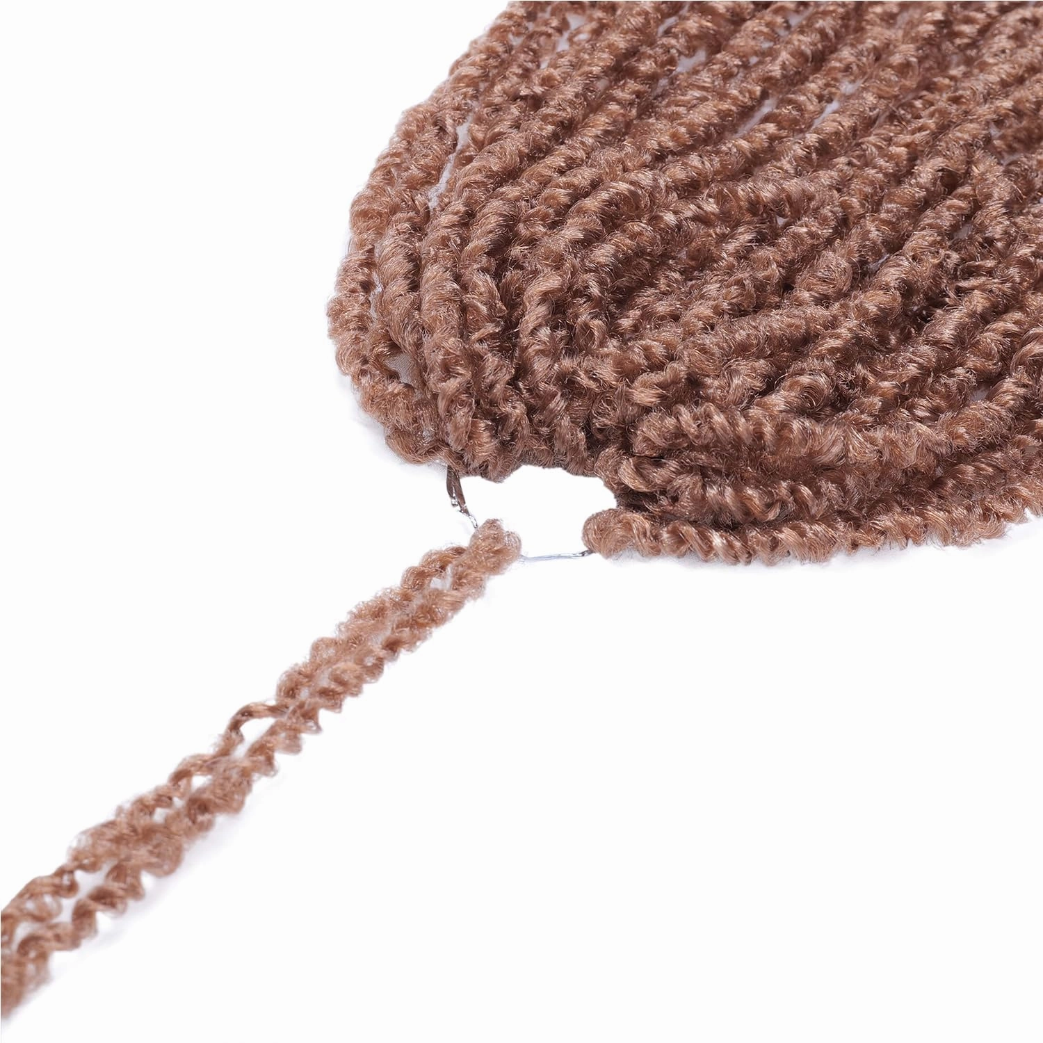 Aipin Pre-Twisted Passion Twist Hair mini Yanky Passion Twist Crochet Hair(18 nch 8Pack 350#)