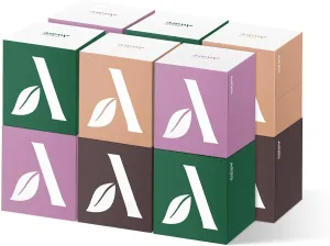 Amazon Aware Bamboo Facial Tissue Cube Boxes, 3-Ply, 12 Pack, 60 Sheets Per Box, 720 Per Pack