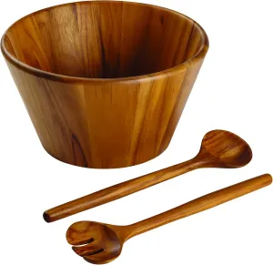 Anolon Pantryware 3-Piece Teak Wood Salad Serving Set