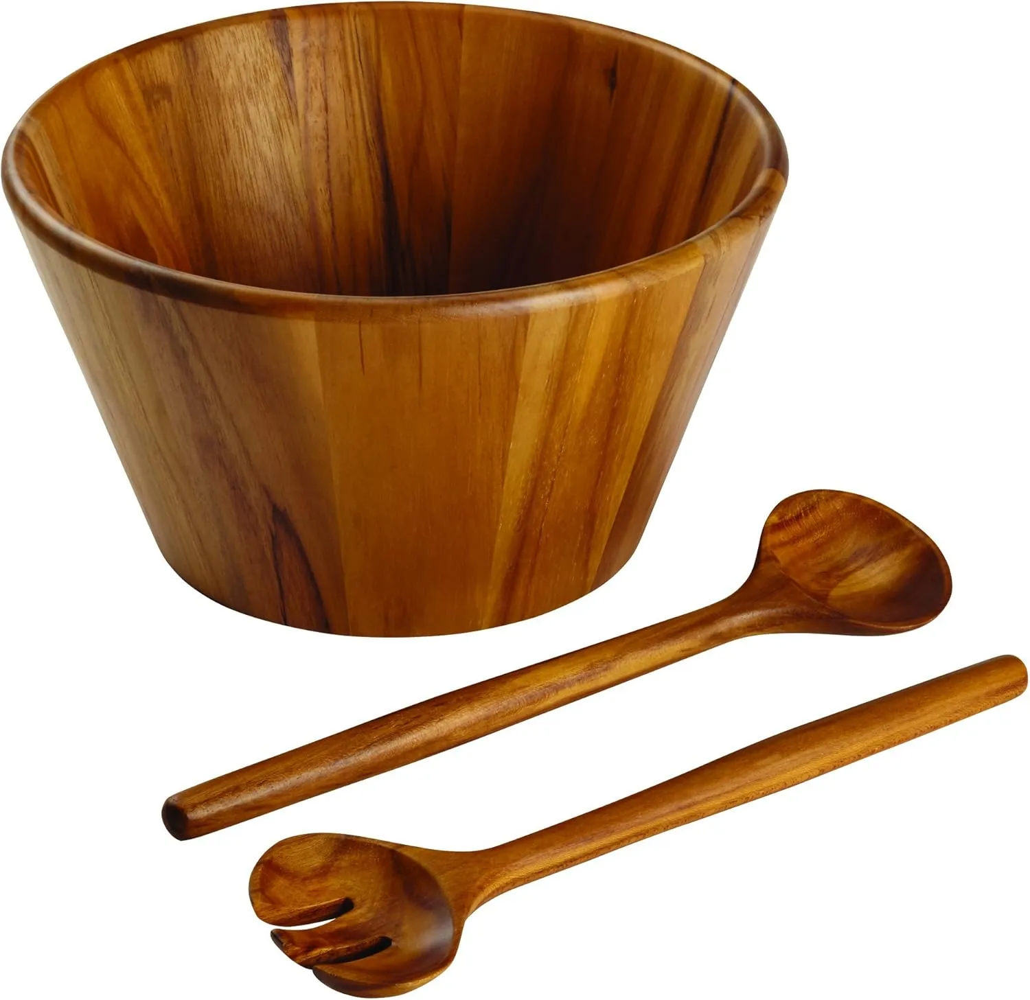 Anolon Pantryware 3-Piece Teak Wood Salad Serving Set