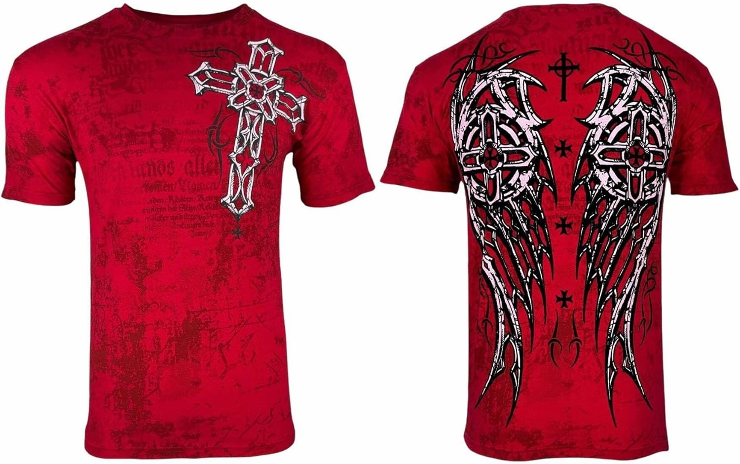 Archaic by Affliction Men's T-Shirt Wing Man Y2K