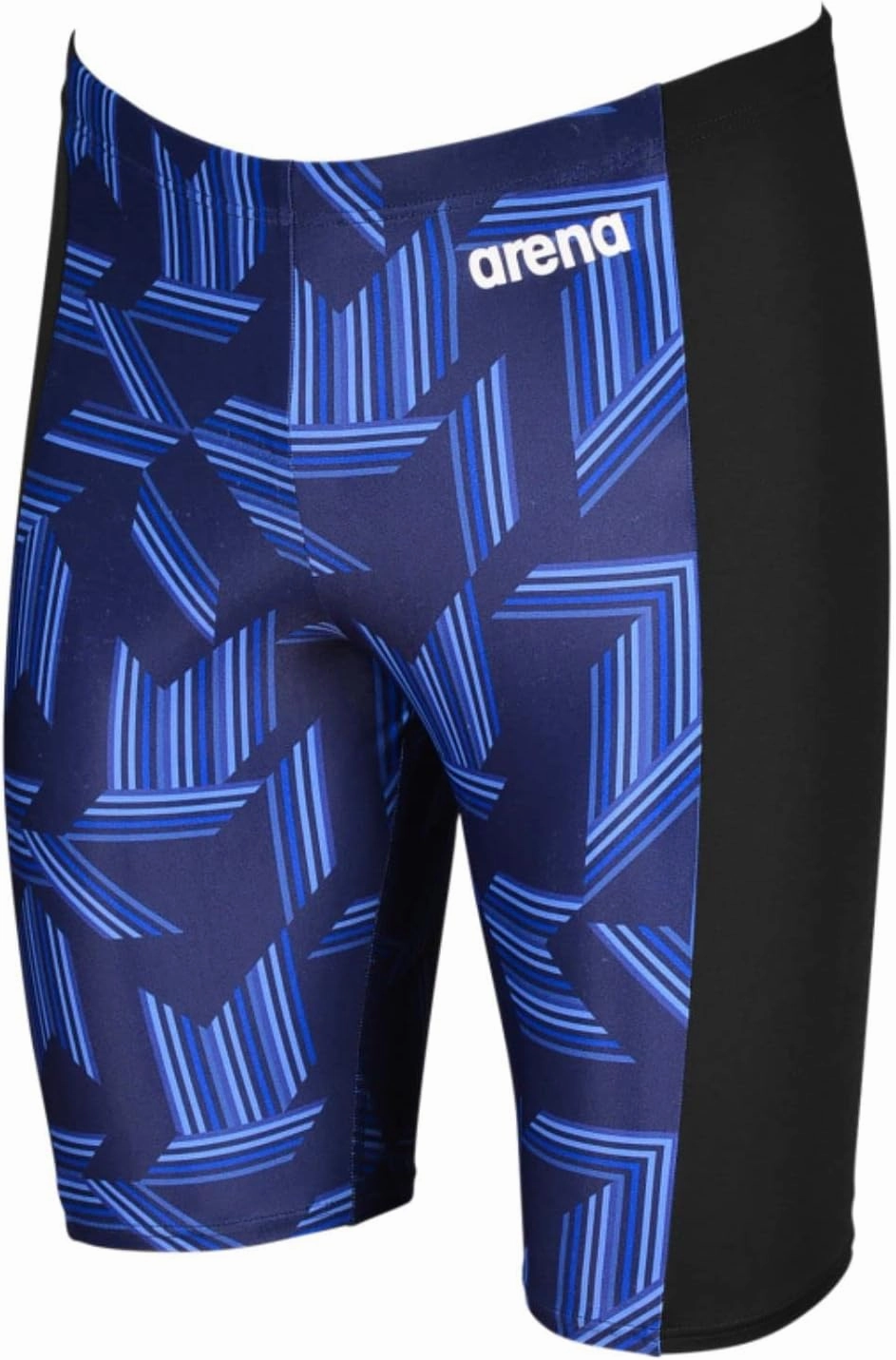 ARENA Puzzled Athletic Swim Jammers for Men Competitive Racing, Training, Quick Dry, Compression, Chlorine Resistant Swimsuit