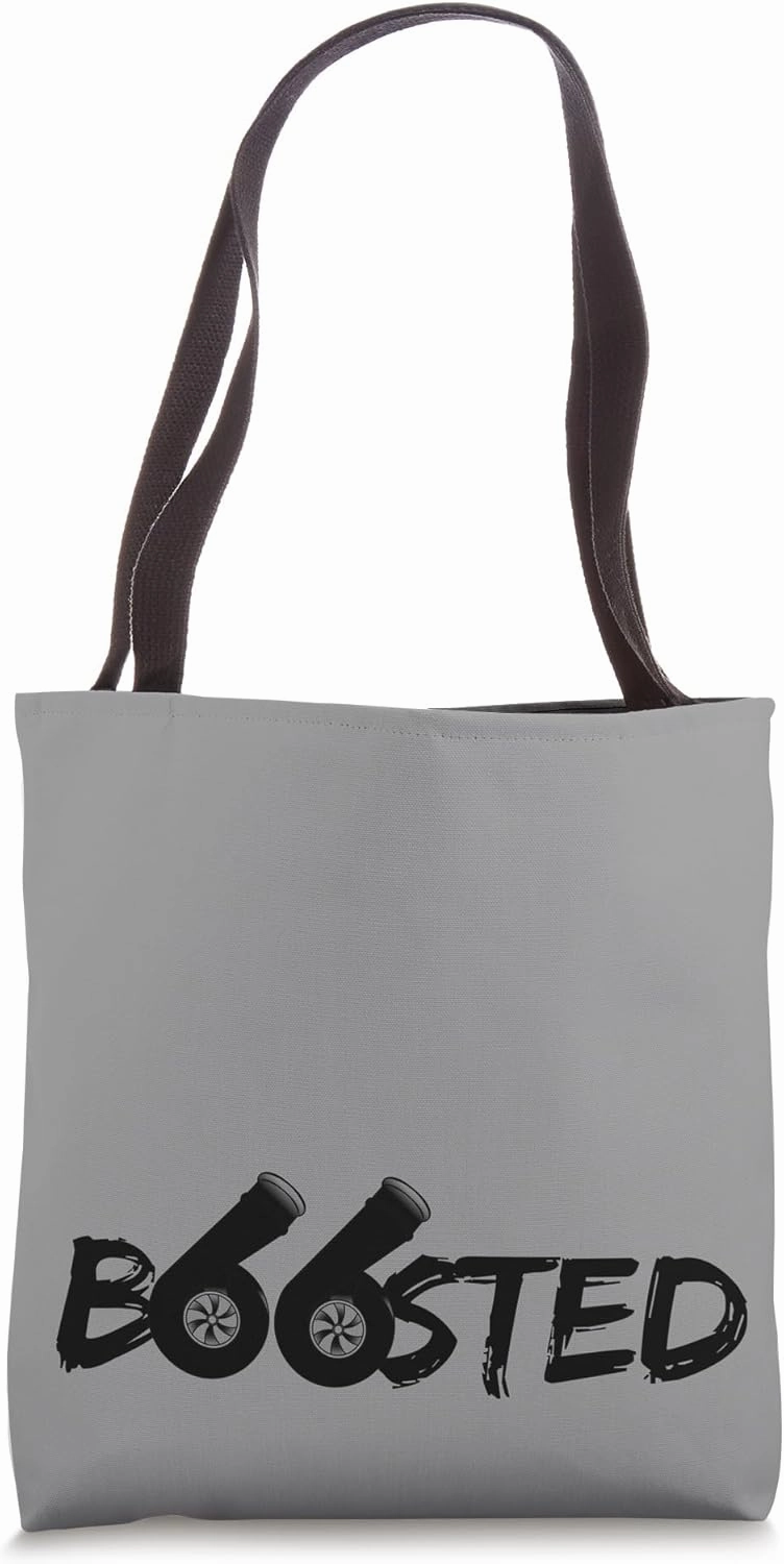 Boosted twin turbo power racing car horsepower speed Fan Tote Bag
