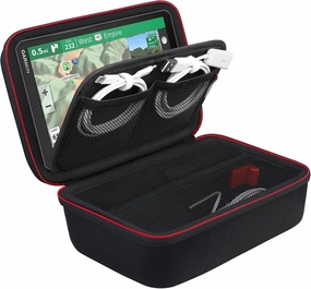 BOVKE Hard GPS Case for 8 Inch Garmin dezl OTR800 / dēzl OTR810 / DriveSmart 86 / Garmin RV 890 GPS Navigator System, Extra Space fit Charger, Friction Mount, USB Cables Accessories, Black Black