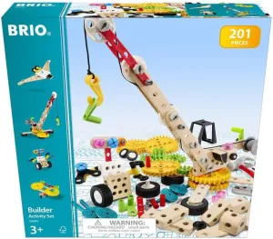 BRIO Builder - 34604 Builder Activity Set | Educational Roleplay & Construction Toy for Kids Aged 3 Years Up