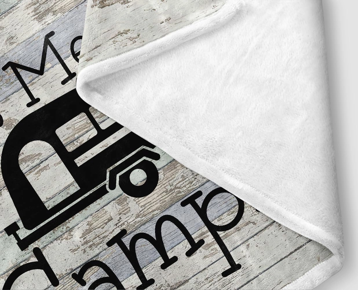 Camping Blanket, Outdoor Throw Blanket, Gifts Blanket for Women Men Kids Adults, Gift Blankets for Camping Lovers, Camping Decor for Bedding RV Campsite Hiking,50"X60"