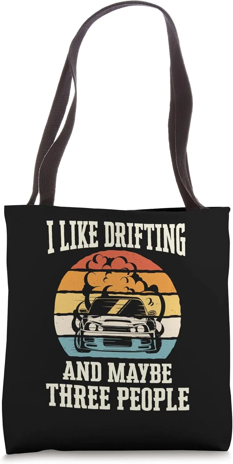 Car Drifting Racing Drift Tote Bag