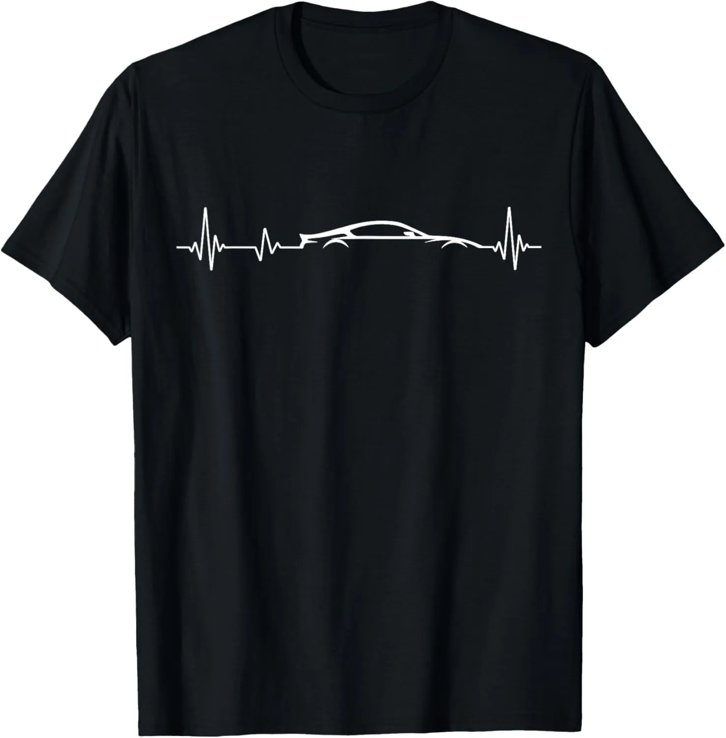 Car Guy Heartbeat Car Enthusiast Racing Car Driver Racer T-Shirt