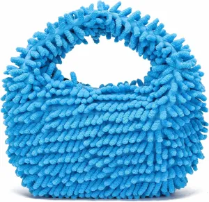 CATMICOO Y2K Fuzzy Purse, Fluffy Tote Bag, Cute Plush Purse for Women