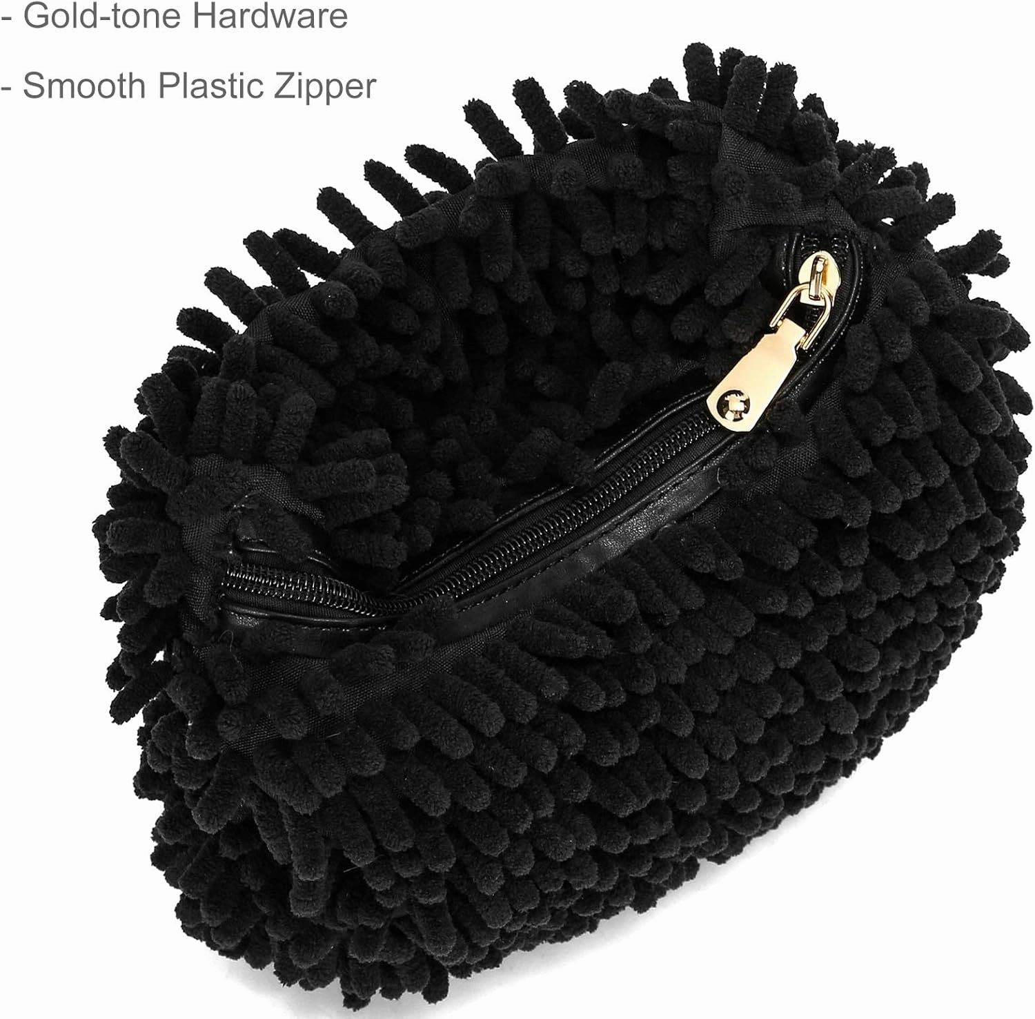 CATMICOO Y2K Fuzzy Purse, Fluffy Tote Bag, Cute Plush Purse for Women