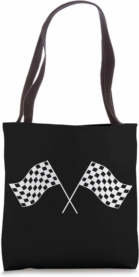 Checkered Flags Tote Bag