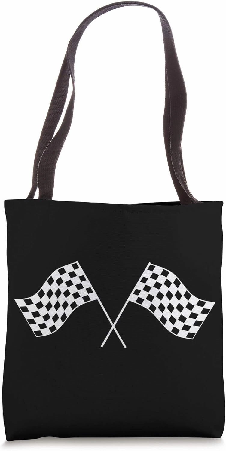 Checkered Flags Tote Bag