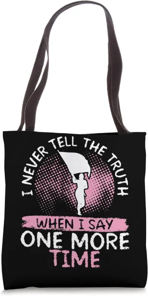 Colorguard Instructor Marching Band Choreography Art Tote Bag
