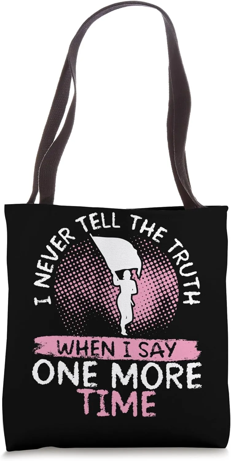 Colorguard Instructor Marching Band Choreography Art Tote Bag