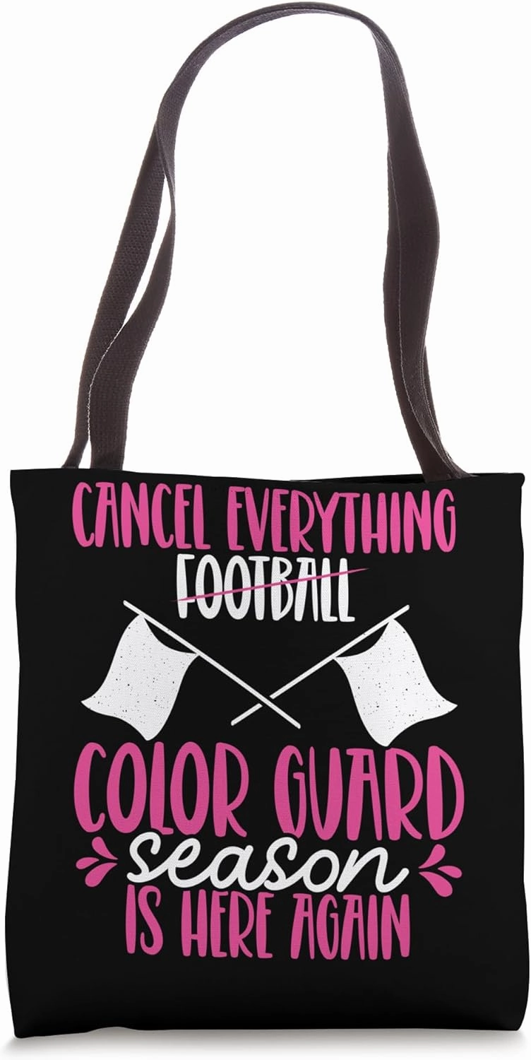Colorguard Instructor Marching Band Choreography Art Tote Bag