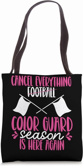 Colorguard Instructor Marching Band Choreography Art Tote Bag