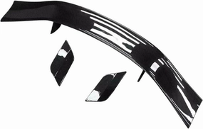 Compatible with Aston Martin DBX Mansory Far Quality Dry Carbon Fiber Ducktail Rear Spoiler Wing Racing Trunk Wing Splitter Body Kit(Dry Carbon Fiber)