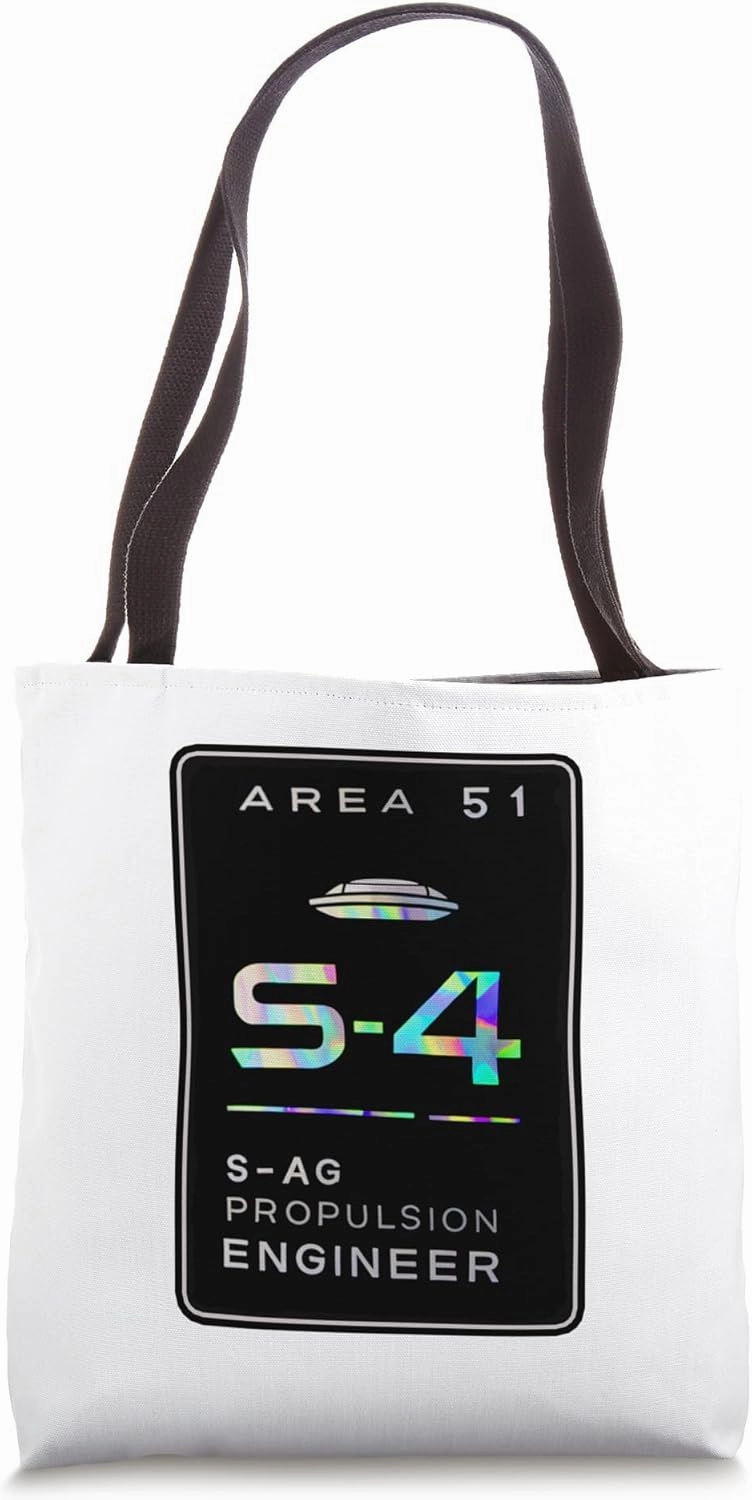 Conceptual Area 51 Area S4 Anti-Gravity Propulsion Engineer Tote Bag