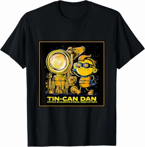 Conceptual Futuristic Tin-Can Dan Particle Accelerator Parts T-Shirt
