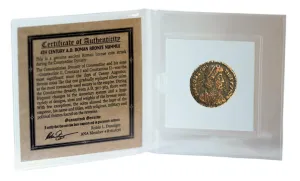 Constantine the Great - Imperial Roman Empire Bronze Coin with Certificate of Authenticity