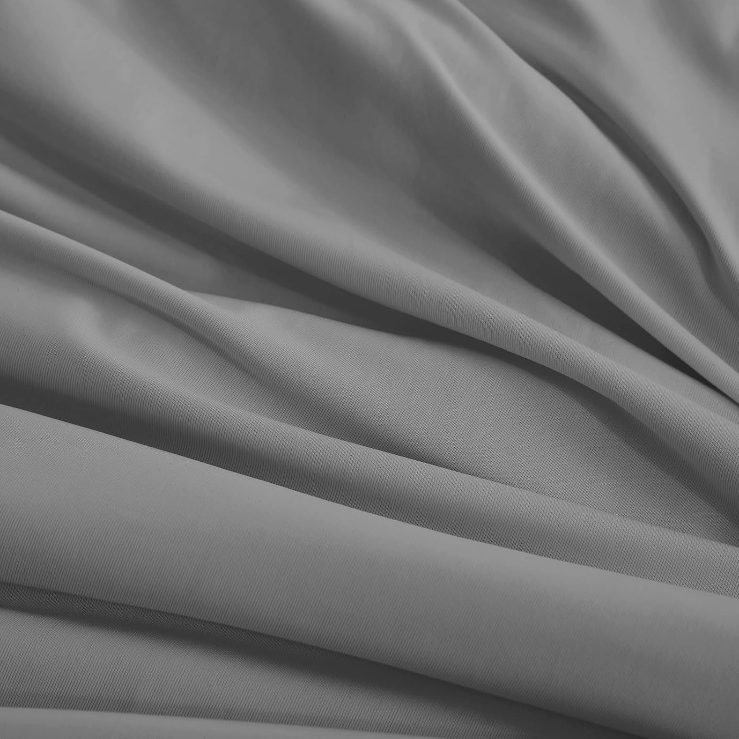 Cozy Bliss Cooling Comforter King Size, Cooling Blankets for Hot Sleepers and Night Sweats,Dark Light Gray Summer Comforter for King Size Bed, Breathable Soft Lightweight Silk Smooth