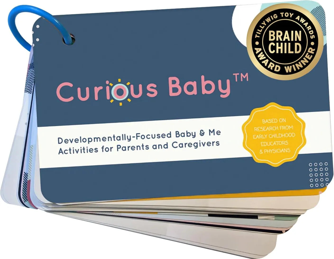 Curious Baby™ Award Winning 40  Activities for Baby & Me (0-12 Months) | Developmentally-Focused and Stimulating Creative Playtime Ideas for Baby & Me | Includes Black/White High-Contrast Cards
