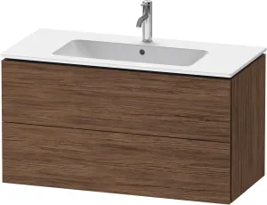 Duravit LC624202121 LC6242 L-Cube 40" Single Wall Mounted Wood Vanity Cabinet Only - Less Vanity Top