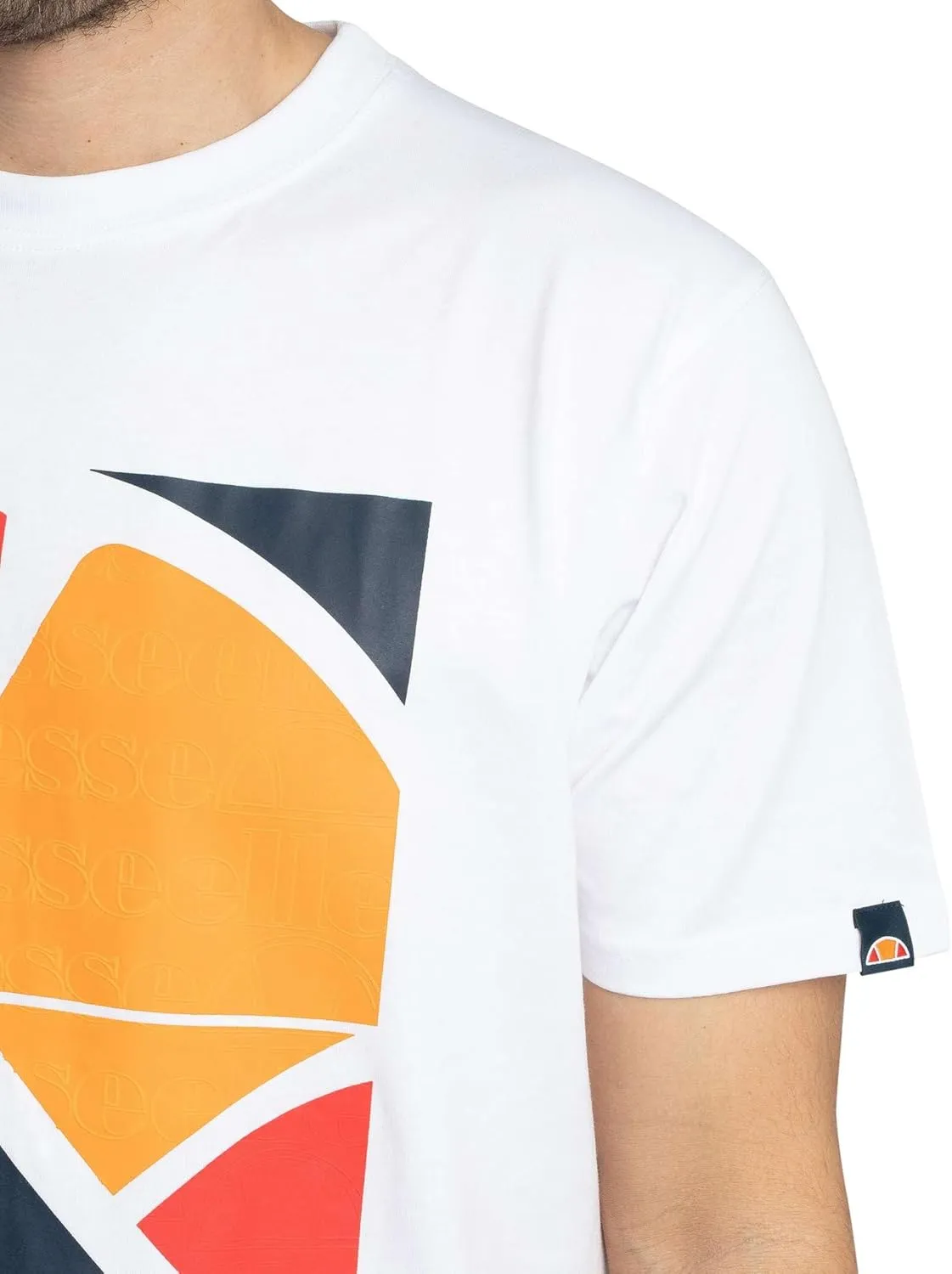 Ellesse Men's Cube T-Shirt, White