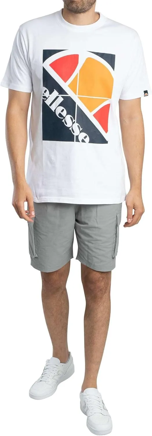 Ellesse Men's Cube T-Shirt, White
