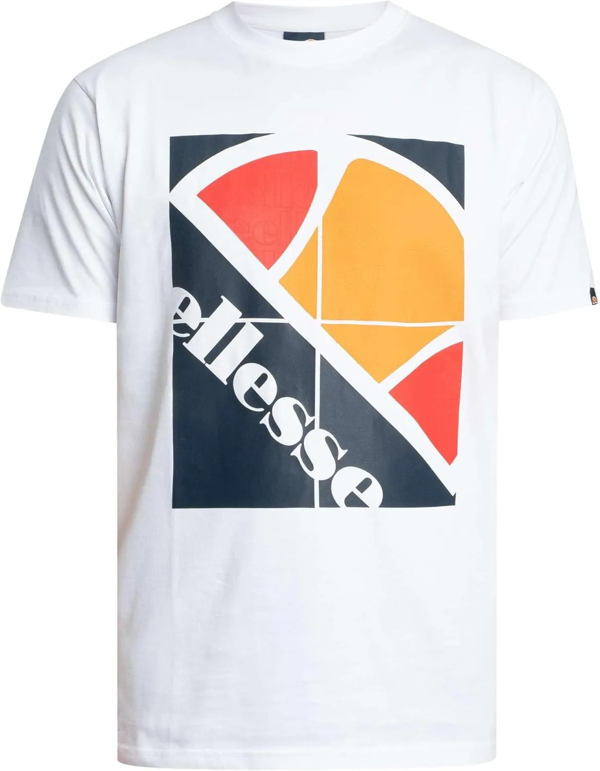 Ellesse Men's Cube T-Shirt, White