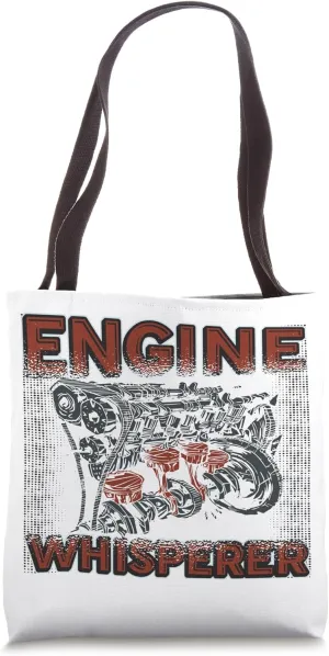 Engine Whisperer Car Mechanic Car Tuning Tote Bag