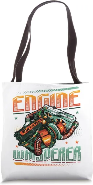 Engine Whisperer Car Mechanic Car Tuning Tote Bag