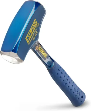 Estwing - B34LB Drilling/Crack Hammer - 4-Pound Sledge with Forged Steel Construction & Shock Reduction Grip - B3-4LB