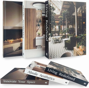 Fake Decorative Books for Home Decor - Coffee Table Books Decor for Living Room - Faux Books for Book Shelf Decor - Fashion Books for Decoration on Console Table, Entry Table - Interior Design Books Set of 3