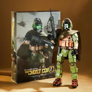 Fangool Call Ghost Building Blocks Set，Duty Cod Model Toy Set，798 Pcs， Decor of Gifts for Men