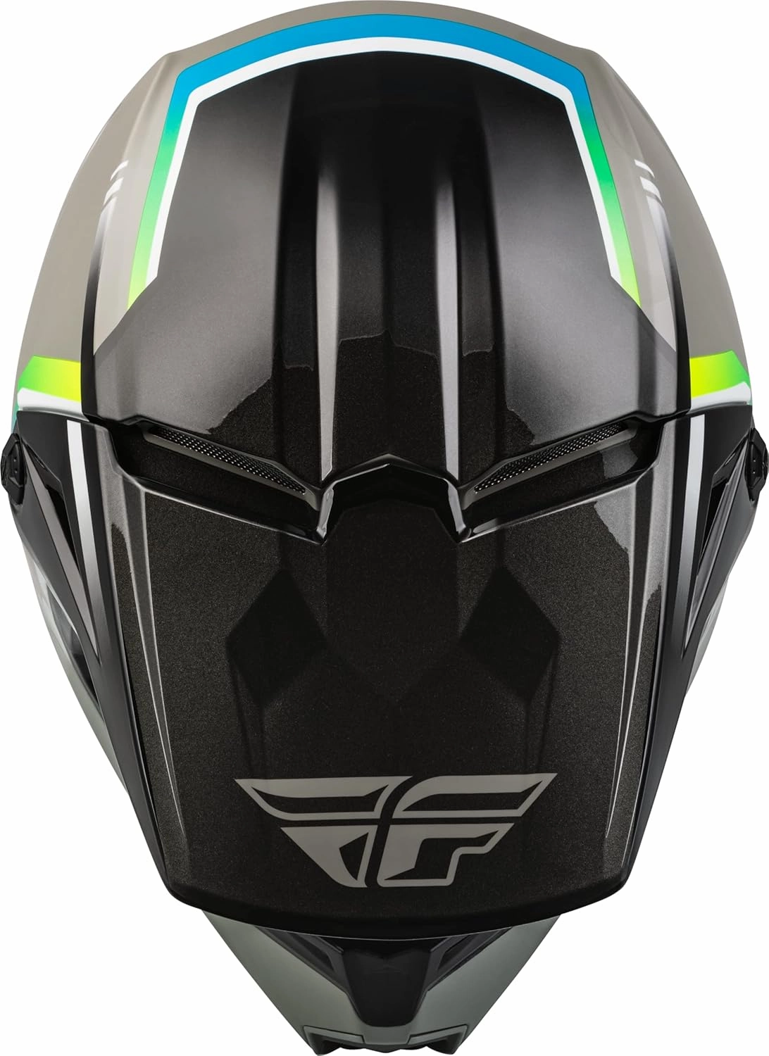 Fly Racing 2023 Adult Kinetic Vision Helmet (Grey/Black, X-Large)