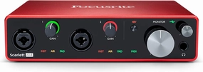 Focusrite Scarlett 4i4 3rd Gen USB Audio Interface for Recording, Songwriting, & Streaming — High-Fidelity, Studio Quality Recording, with Transparent Playback