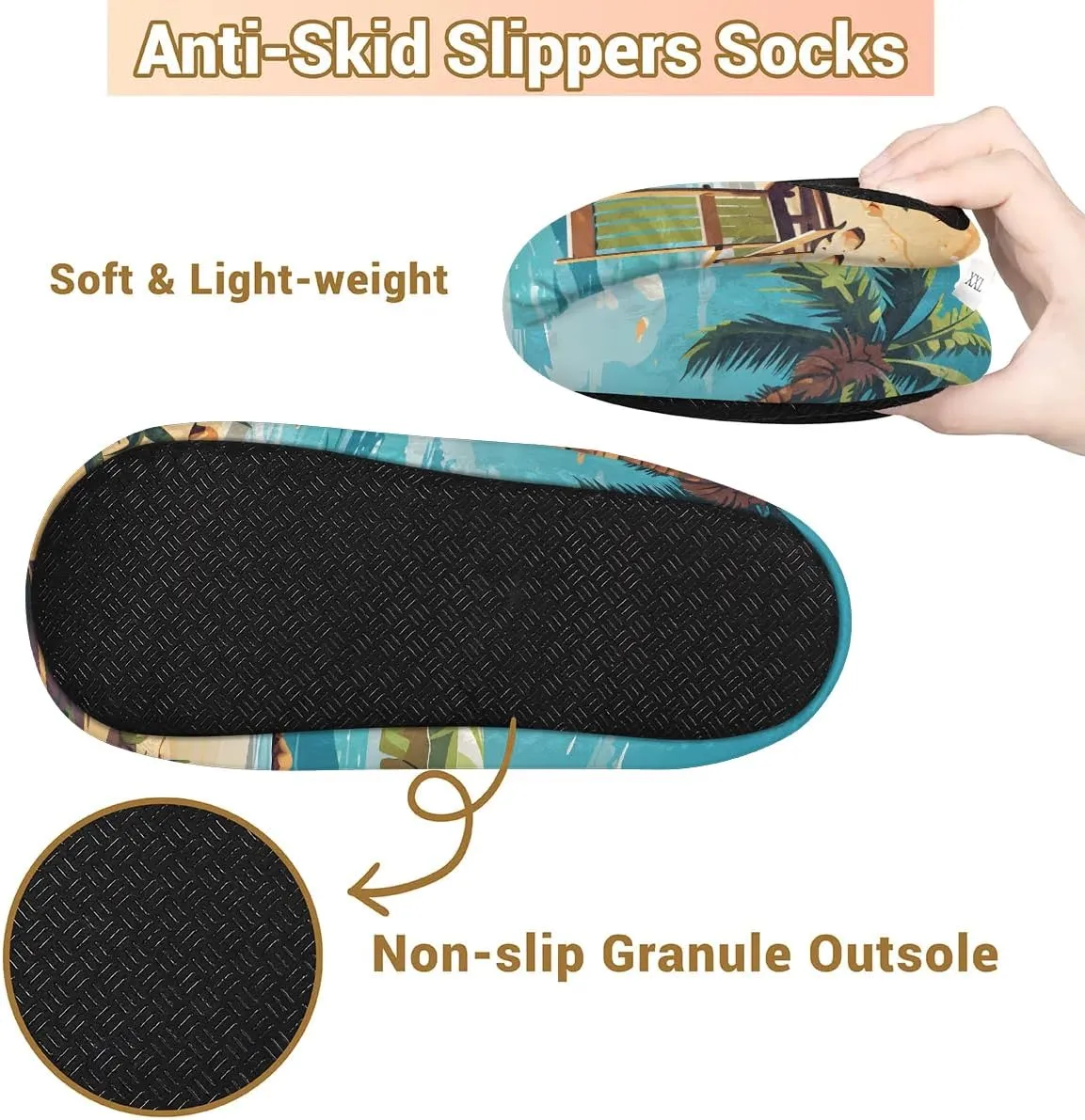 Fuzzy Slippers for Women Non-Slip Home Slippers Warm Indoor Bedroom Slippers Fluffy Women's Slippers Cozy Gift for Home Travel