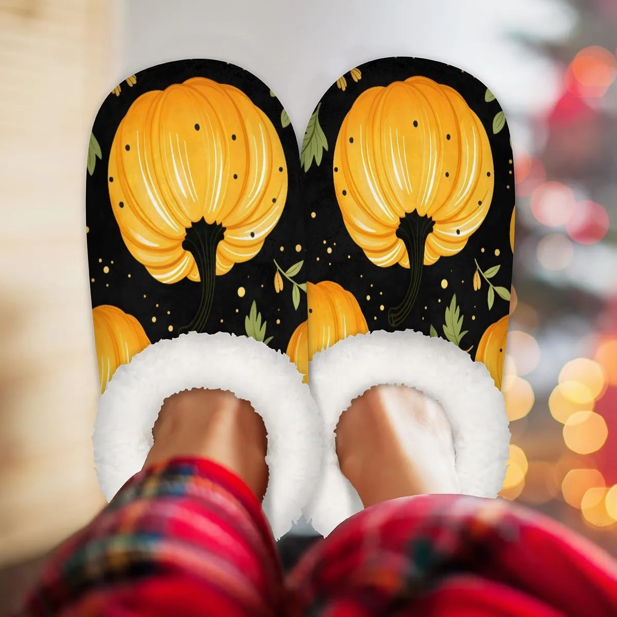 Fuzzy Slippers for Women Non-Slip Home Slippers Warm Indoor Bedroom Slippers Fluffy Women's Slippers Cozy Gift for Home Travel