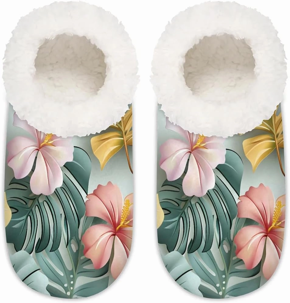 Fuzzy Slippers for Women Non-Slip Home Slippers Warm Indoor Bedroom Slippers Fluffy Women's Slippers Cozy Gift for Home Travel