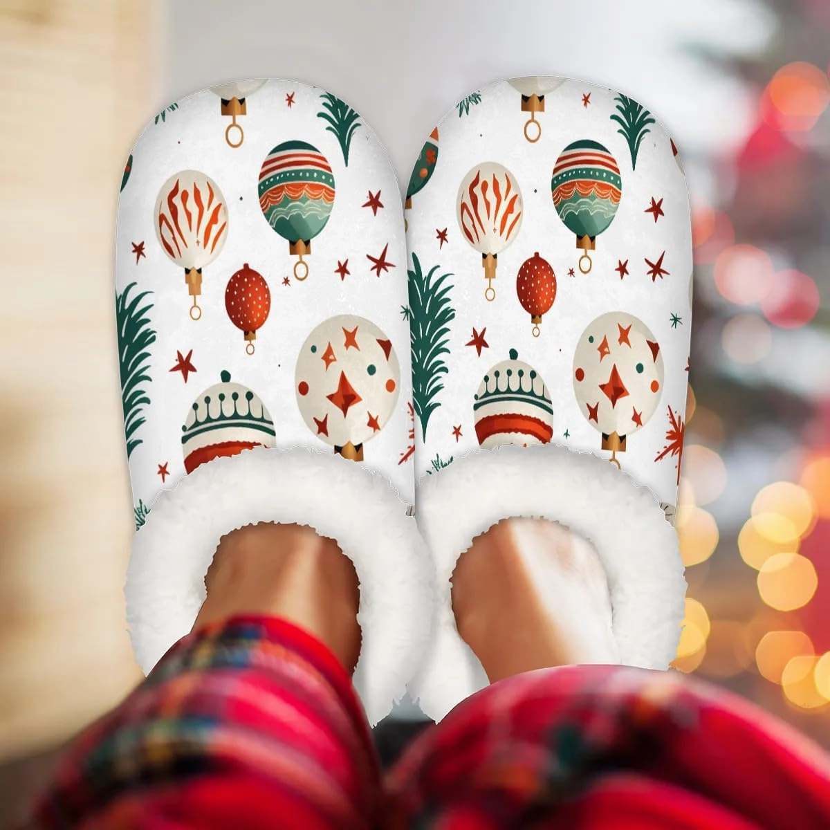 Fuzzy Slippers for Women Non-Slip Home Slippers Warm Indoor Bedroom Slippers Fluffy Women's Slippers Cozy Gift for Home Travel