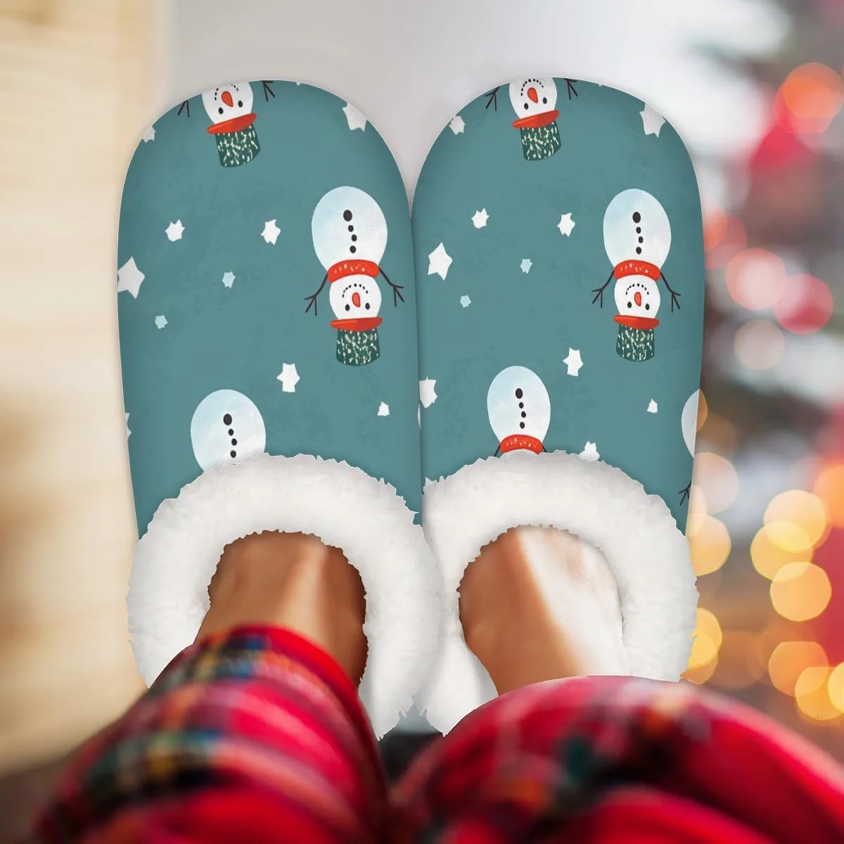 Fuzzy Slippers for Women Non-Slip Home Slippers Warm Indoor Bedroom Slippers Fluffy Women's Slippers Cozy Gift for Home Travel
