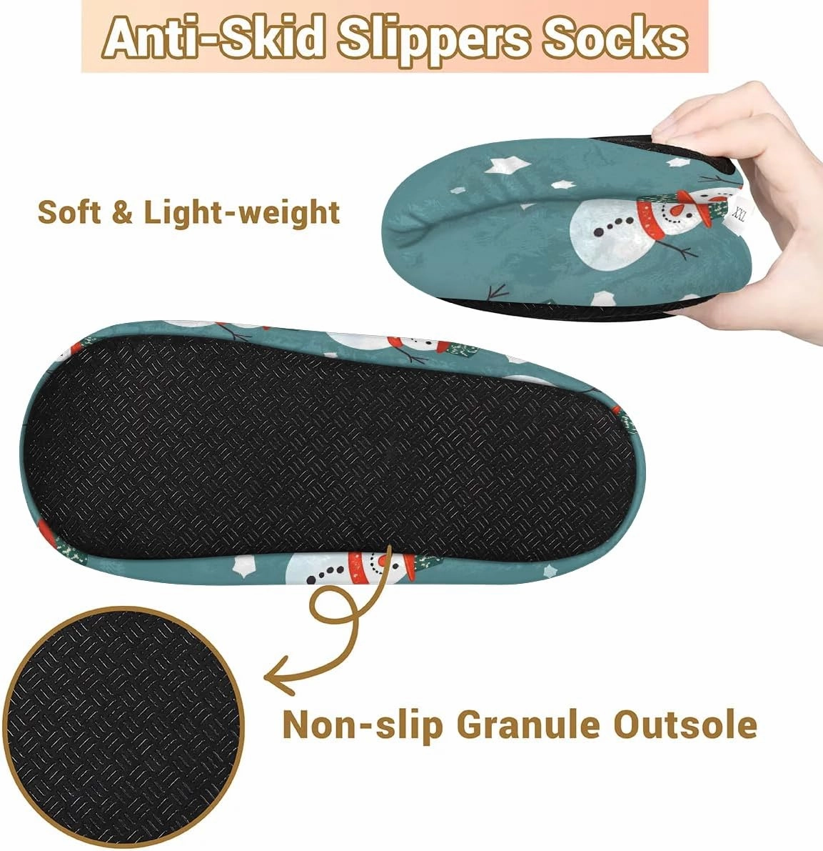 Fuzzy Slippers for Women Non-Slip Home Slippers Warm Indoor Bedroom Slippers Fluffy Women's Slippers Cozy Gift for Home Travel