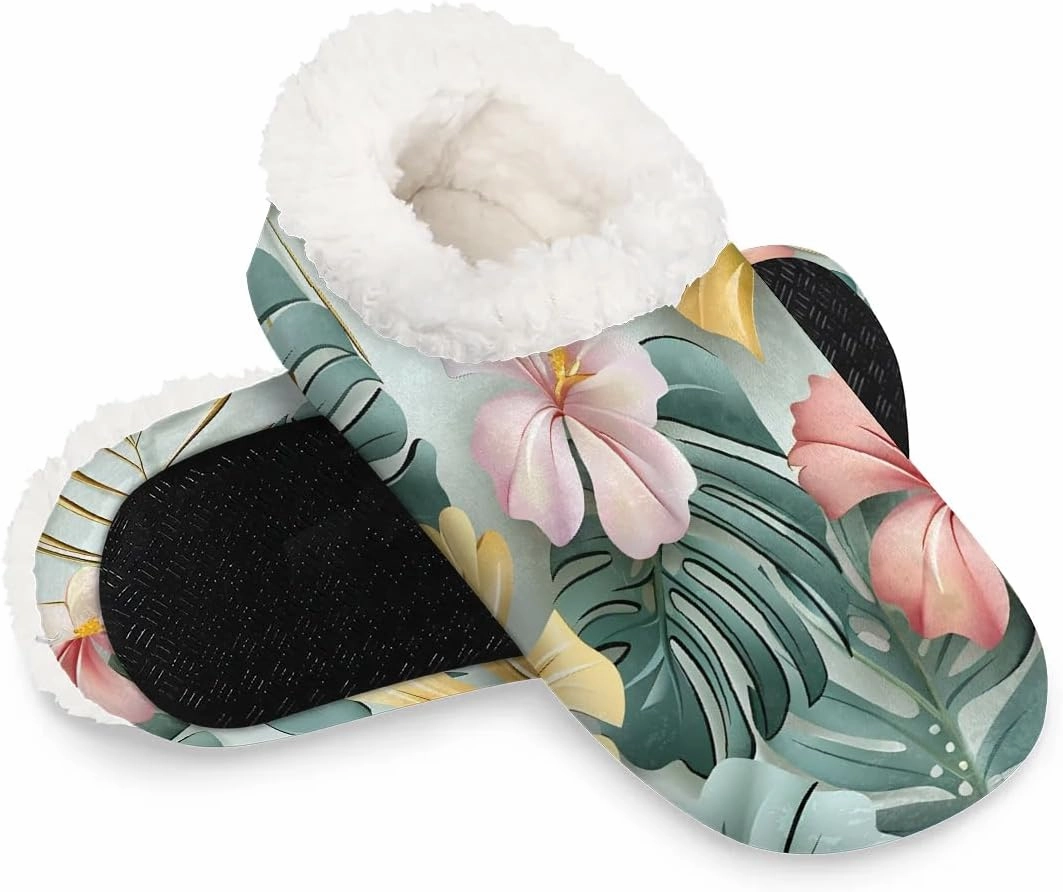 Fuzzy Slippers for Women Non-Slip Home Slippers Warm Indoor Bedroom Slippers Fluffy Women's Slippers Cozy Gift for Home Travel